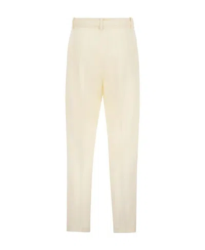 Fabiana Filippi Straight-leg Belt Embellished Pants In Multi