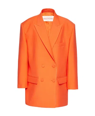 Valentino Long-sleeved Suit Coat In Multi