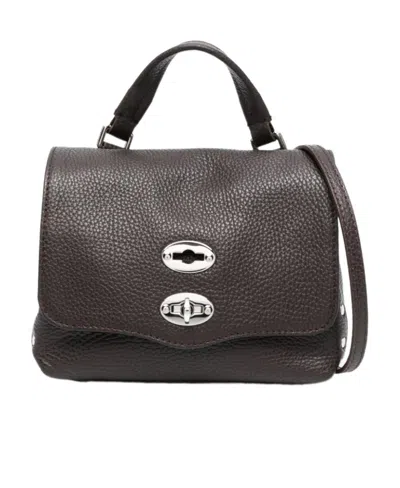 Zanellato Flip Shoulder Bag In Brown