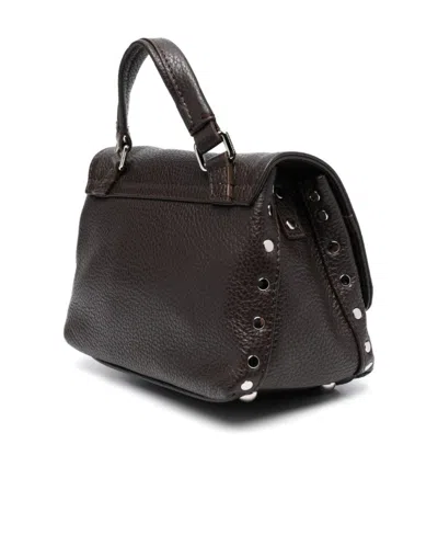 Zanellato Flip Shoulder Bag In Brown