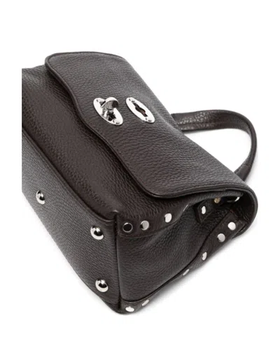 Zanellato Flip Shoulder Bag In Brown
