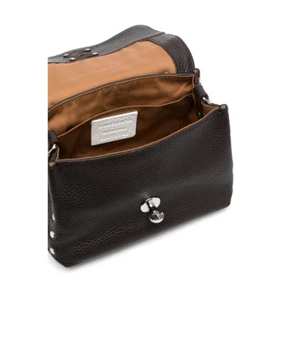 Zanellato Flip Shoulder Bag In Brown