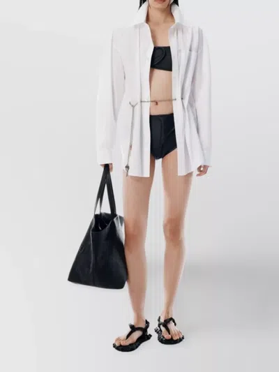 Alexander Wang Tote Bag With Punch Logo Embossed Design