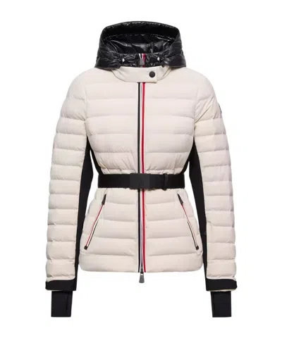 Moncler Bruche Hooded Down Ski Jacket In Animal Print