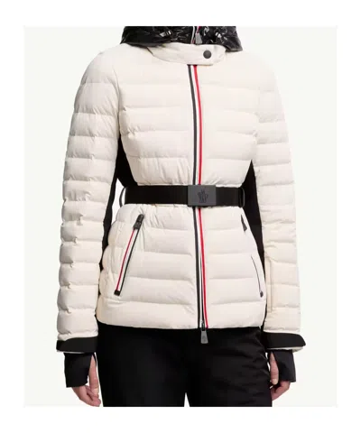 Moncler Bruche Hooded Down Ski Jacket In Animal Print