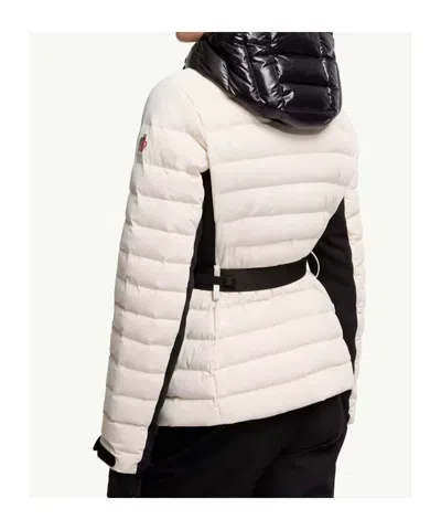 Moncler Bruche Hooded Down Ski Jacket In Animal Print