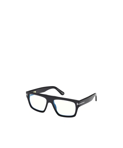 Tom Ford Ft6084-b Bold Rectangular Acetate Sunglasses In Brown