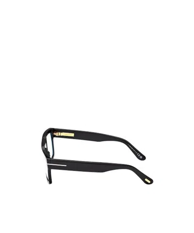 Tom Ford Ft6084-b Bold Rectangular Acetate Sunglasses In Brown