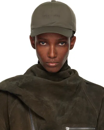 Rick Owens Khaki Concordians Owenscorp Embroidered Cap