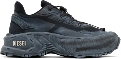 Diesel Black D-cage Runner Sneakers In Multi