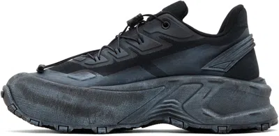 Diesel Black D-cage Runner Sneakers In Multi