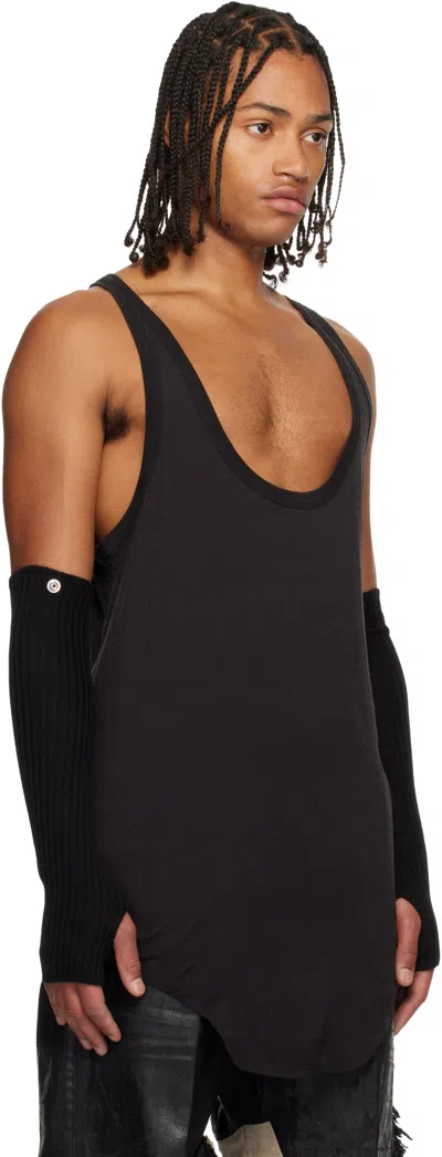 Rick Owens Black Concordians Pony Tank Top In Black