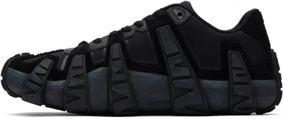 Diesel Griffe Lace-up Sneakers In Black