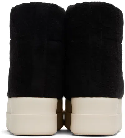 Rick Owens Drkshdw Black Concordians Mega Bumper Low Lunar Boots In Multi