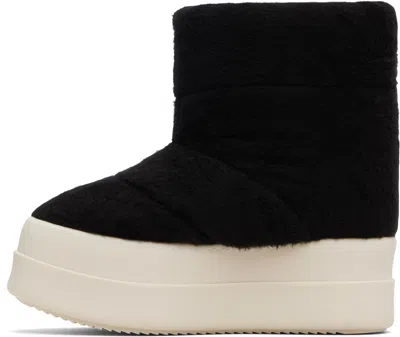 Rick Owens Drkshdw Black Concordians Mega Bumper Low Lunar Boots In Multi