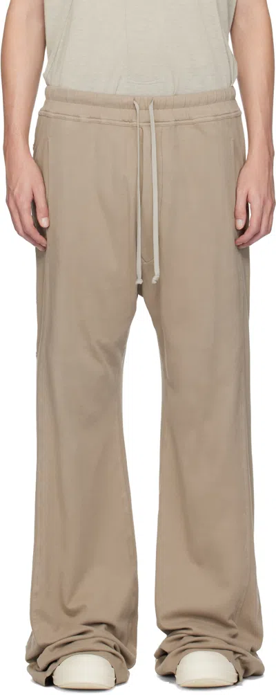 Rick Owens Drkshdw Taupe Concordians Pusher Sweatpants