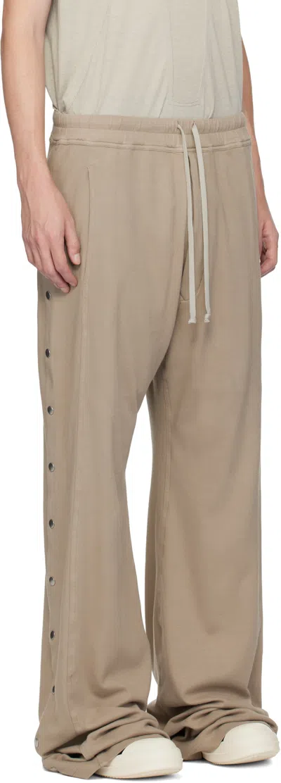 Rick Owens Drkshdw Taupe Concordians Pusher Sweatpants