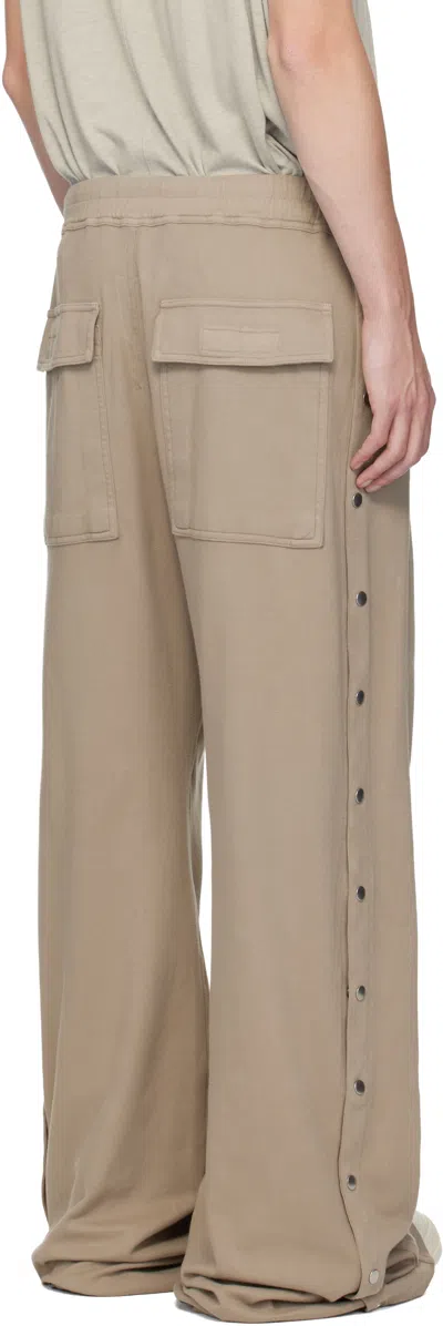 Rick Owens Drkshdw Taupe Concordians Pusher Sweatpants