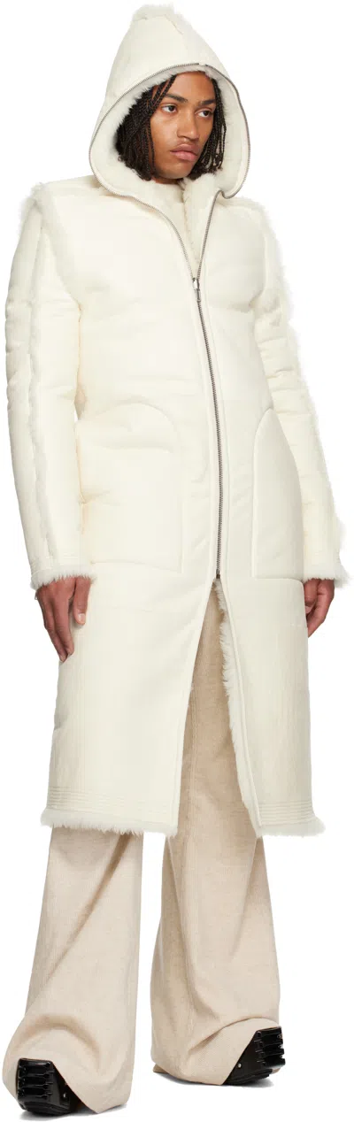 Rick Owens Off-white Concordians Geth Trousers In Neutral