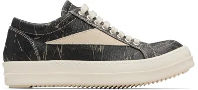 Rick Owens Drkshdw Black Concordians Vintage Sneaks Sneakers In Multi