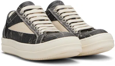 Rick Owens Drkshdw Black Concordians Vintage Sneaks Sneakers In Multi