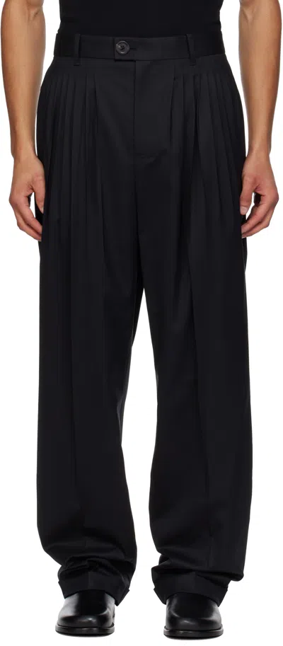 Peter Do Black Jade Trousers In Black