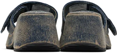 Diesel Sa-oval D Pf W Heeled Sandals In Blue