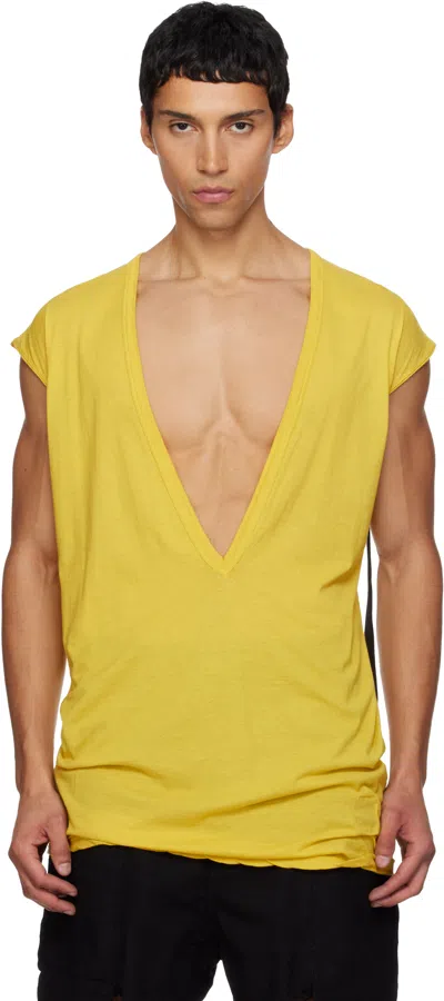 Rick Owens Drkshdw Concordians Dylan T-shirt In Yellow