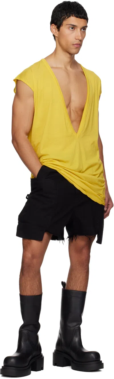Rick Owens Drkshdw Concordians Dylan T-shirt In Yellow