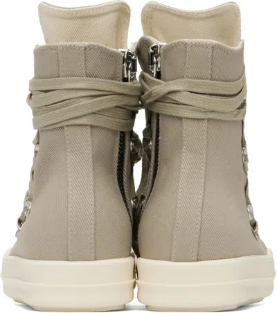 Rick Owens Drkshdw Taupe Concordians Megalace Sneaks Sneakers In Multi
