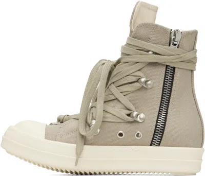 Rick Owens Drkshdw Taupe Concordians Megalace Sneaks Sneakers In Multi