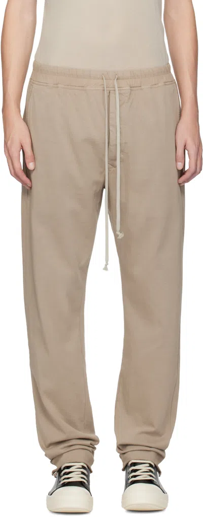 Rick Owens Drkshdw Concordians Berlin Drawstring Sweatpants In Neutral