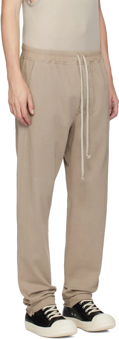 Rick Owens Drkshdw Concordians Berlin Drawstring Sweatpants In Neutral