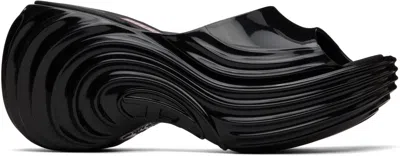 Diesel Black Melissa Edition Quantum Platform Heeled Sandals In Multi