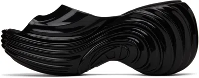 Diesel Black Melissa Edition Quantum Platform Heeled Sandals In Multi