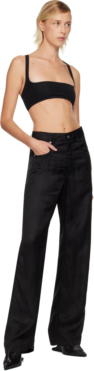 Rick Owens Black Concordians Unhorny Tank Top In Black