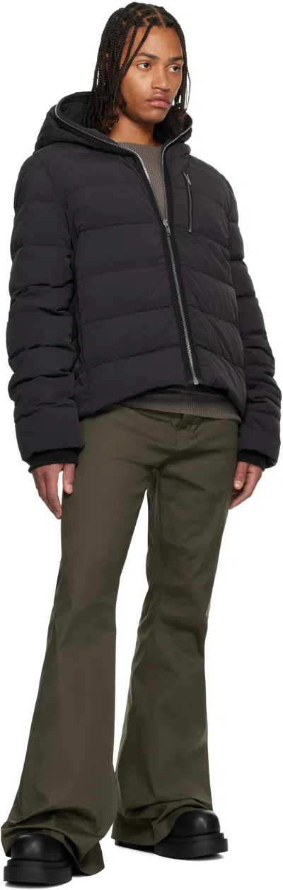 Rick Owens Khaki Concordians Bolan Bootcut Trousers In Green