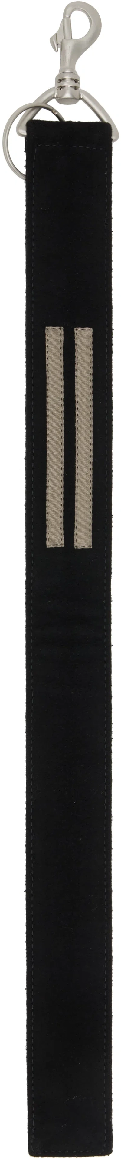 Rick Owens Drkshdw Black Concordians Cotton Keychain In Black