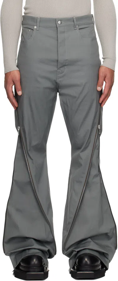 Rick Owens Gray Concordians Bolan Banana Trousers In Gray
