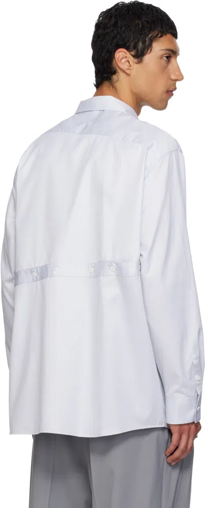 Peter Do Blue Kiko Shirt In White