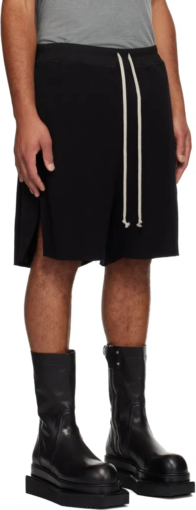 Rick Owens Black Concordians Boxers Shorts In Black