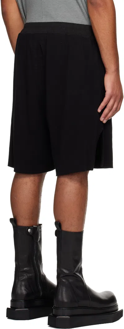 Rick Owens Black Concordians Boxers Shorts In Black