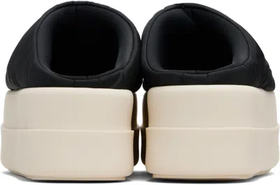 Rick Owens Drkshdw Black Concordians Mega Bumper Slip On Lunar Loafers In Multi