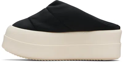Rick Owens Drkshdw Black Concordians Mega Bumper Slip On Lunar Loafers In Multi