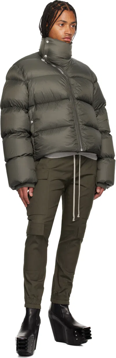 Rick Owens Khaki Concordians Mastodon Megacargo Cargo Pants In Green