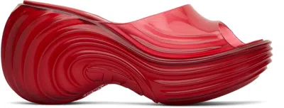 Diesel Red Melissa Edition Quantum Platform Heeled Sandals In Multi