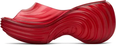 Diesel Red Melissa Edition Quantum Platform Heeled Sandals In Multi