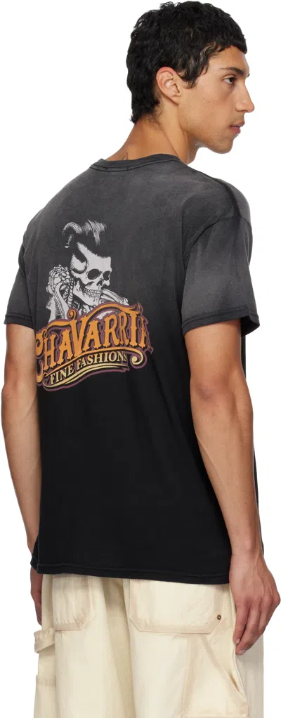 Willy Chavarria Chavarria Pomade Easy Logo-print Cotton-jersey T-shirt In Black