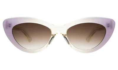 Illesteva Pamela Sunglasses In Purple