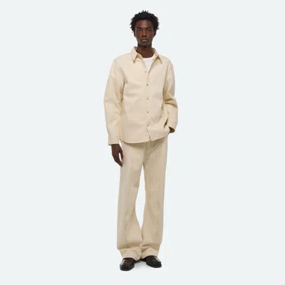 Helmut Lang Relaxed Fit Denim Shirt Jacket In Sand
